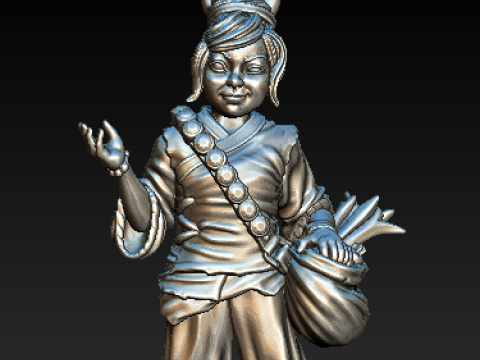 Fantasy Warrior Pendant Collection Modèles 3D en vedette