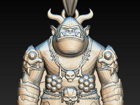 Fantasy Warrior Pendant Collection Modèles 3D en vedette