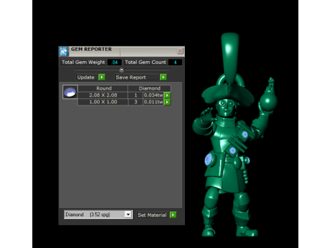 Fantasy Warrior Pendant Collection Modèles 3D en vedette