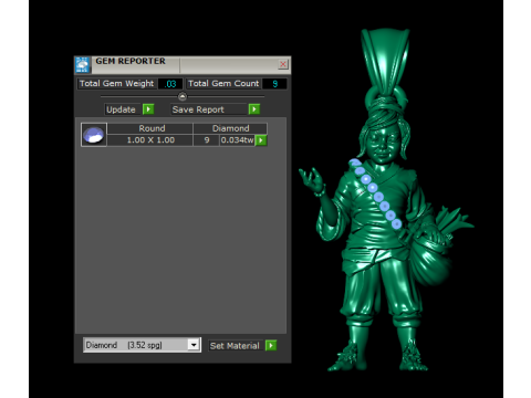 Fantasy Warrior Pendant Collection Modèles 3D en vedette
