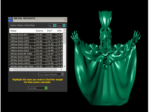 Fantasy Warrior Pendant Collection Modèles 3D en vedette