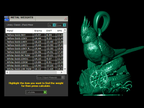 空想の生き物 フローラル ペンダント コレクション 3Dプリントモデル