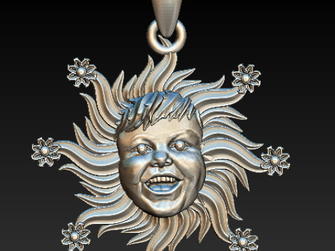 Fantasy Character 3D Printable Pendant Collection 3D printmodel
