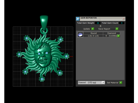 Fantasy Character 3D Printable Pendant Collection 3D printmodel
