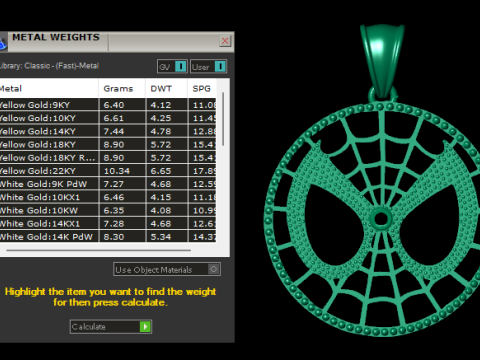 Fantasy Character 3D Printable Pendant Collection 3D printmodel