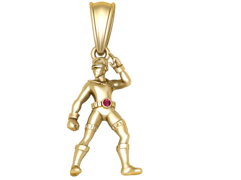 PENDENTIF ROBOT HOMME Mod&egrave;le imprimable en 3D Modèles 3D en vedette