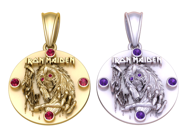 КРУГЛА ЗОЛОТА ПІДВІСКА 3d модель для друку 3D Принт Модель .c4d .max .obj .3ds .fbx .stl .blend