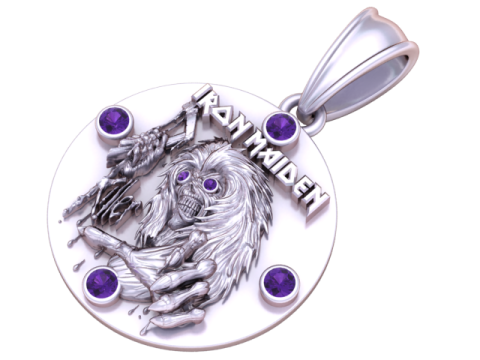 КРУГЛА ЗОЛОТА ПІДВІСКА 3d модель для друку 3D Принт Модель