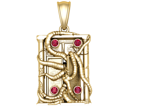 Tarot Locket Necklace 3d printable model 3D Print Model