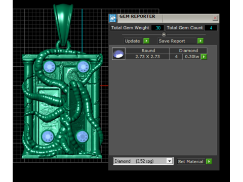 Tarot Locket Necklace 3d printable model 3D Print Model