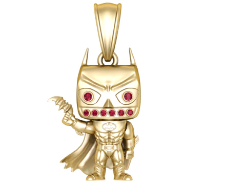 BATMEN PENDANT 3d printable model 3D Print Model