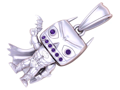 BATMEN PENDANT 3d printable model 3D Print Model