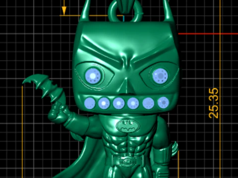 BATMEN PENDANT 3d printable model 3D Print Model
