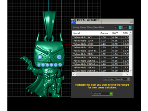 BATMEN PENDANT 3d printable model 3D Print Model
