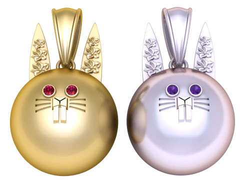 PENDENTE FACCE DI GATTO MODELLO STAMPABILE 3D Modello di stampa 3D