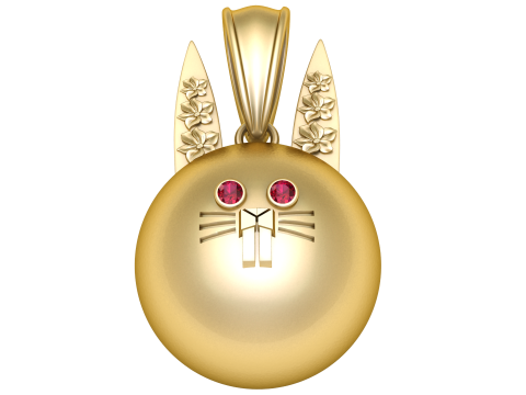 CAT FACES PENDANT 3D PRINTABLE MODEL 3D Print Model
