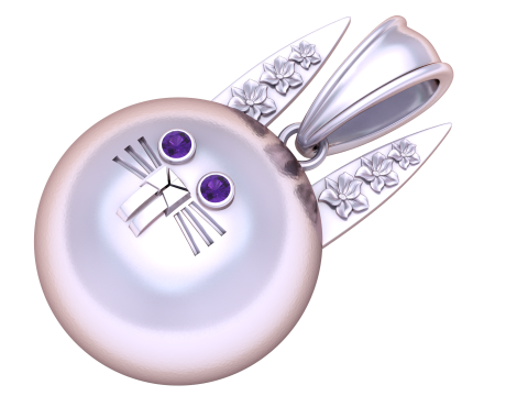 CAT FACES PENDANT 3D PRINTABLE MODEL 3D Print Model