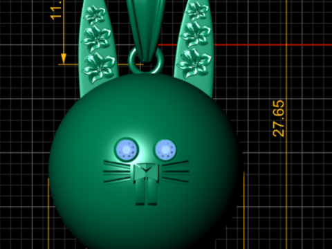 CAT FACES PENDANT 3D PRINTABLE MODEL 3D Print Model