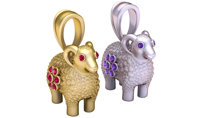 BAIL GOUDEN HANGER 3D-afdrukbaar model 3D printmodel .c4d .max .obj .3ds .fbx .stl .blend 