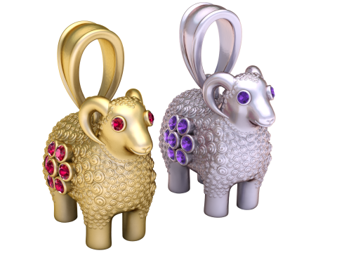 BAIL GOLD PENDANT 3d printable model 3D Baskı Modeli