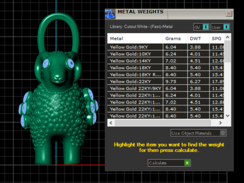 BAIL GOUDEN HANGER 3D-afdrukbaar model 3D printmodel