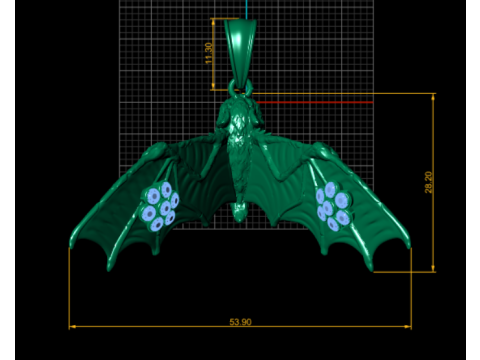 DARAGUN PENDANT 3D PRINTABLE MODEL 3D printmodel