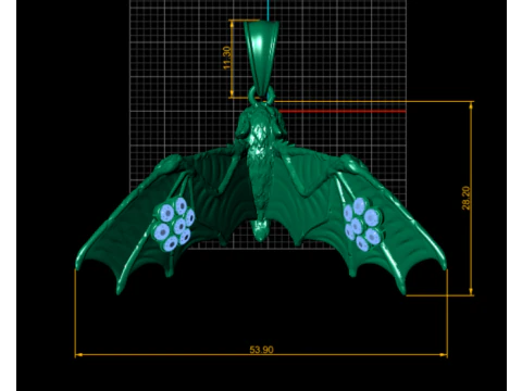 DARAGUN PENDANT 3D PRINTABLE MODEL 3D Print Model