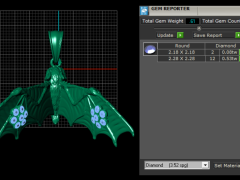 DARAGUN PENDANT 3D PRINTABLE MODEL 3D printmodel