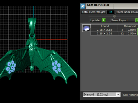 DARAGUN PENDANT 3D PRINTABLE MODEL 3D Print Model