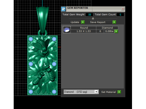 PENDENTIF FLEUR EN OR MODÈLE IMPRIMABLE 3D Modèles 3D en vedette