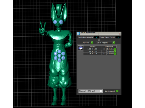 男士雕像吊坠 3D 打印模型 3D 打印模型