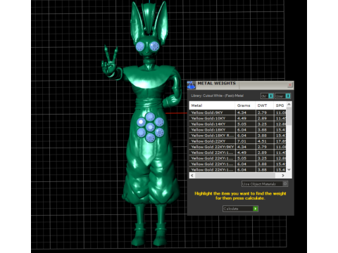 男士雕像吊坠 3D 打印模型 3D 打印模型
