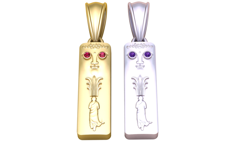 3D STYLE DESIGN GOLD PENDANT 3d printable model 3D 打印模型 .c4d .max .obj .3ds .fbx .stl .blend 