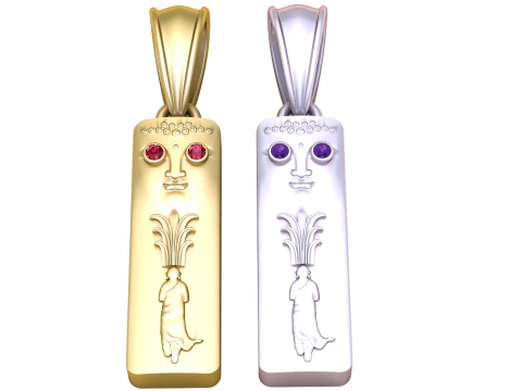 3D STYLE DESIGN GOLD PENDANT 3d printable model 3D Print Model