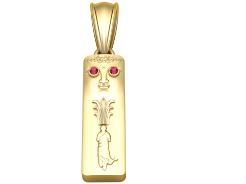 3D STYLE DESIGN GOLD PENDANT 3d printable model 3D 打印模型
