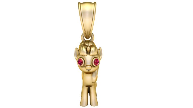 Creative Unicorn PENDANT 3D PRINTABLE MODEL 3D printmodel .c4d .max .obj .3ds .fbx .stl .blend