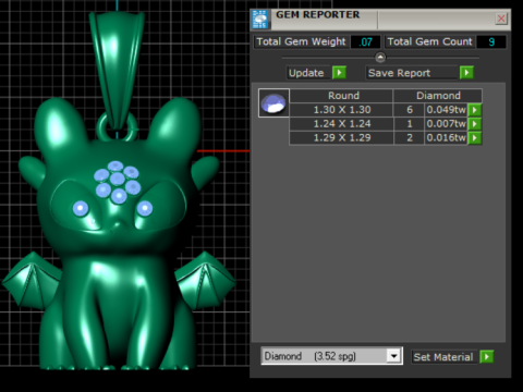 ベビードラゴン ペンダント 3D 印刷可能モデル 3Dプリントモデル
