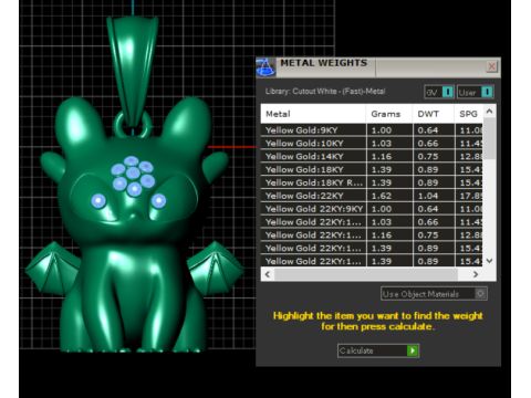 ベビードラゴン ペンダント 3D 印刷可能モデル 3Dプリントモデル