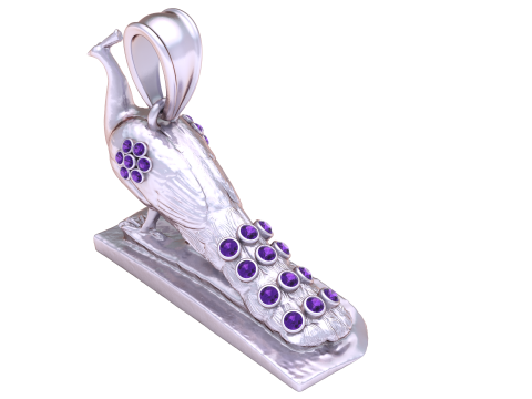 COLGANTE Pavo Real MODELO IMPRIMIBLE EN 3D Modelo de impresión 3D