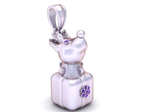 3D GOLD DESIGN ANIMALS PENDANT 3D PINTABLE MODEL 3D प्रिंट मॉडल