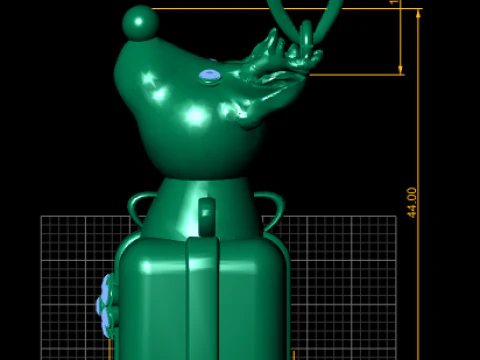 3D GOLD DESIGN ANIMALS PENDANT 3D PINTABLE MODEL 3D Print Model