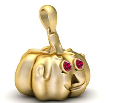 狗脸吊坠 3D 打印模型 3D 打印模型