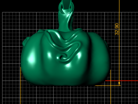 狗脸吊坠 3D 打印模型 3D 打印模型