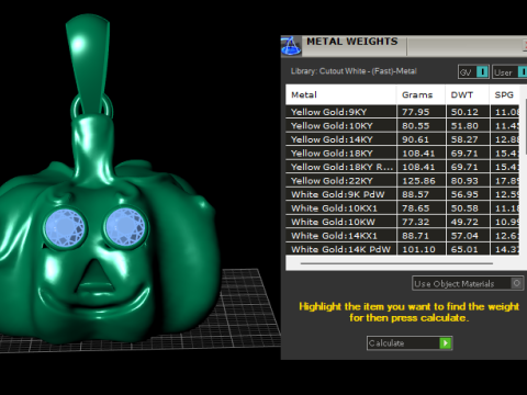 狗脸吊坠 3D 打印模型 3D 打印模型