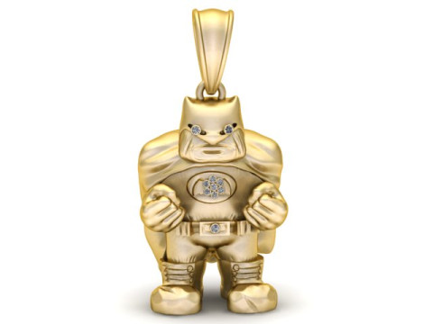 MODEL CETAK 3D LIONTIN PRIA SUPER Model Cetak 3D