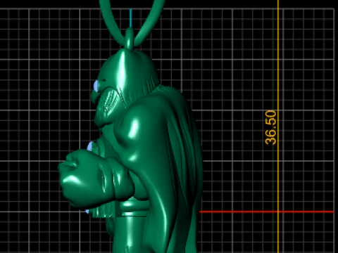 COLGANTE SUPER HOMBRE MODELO IMPRIMIBLE EN 3D Modelo de impresión 3D