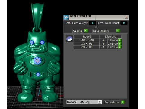 MODEL CETAK 3D LIONTIN PRIA SUPER Model Cetak 3D
