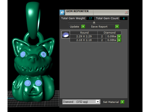 RFACES PENDANT 3D PRINTABLE MODEL Modello di stampa 3D