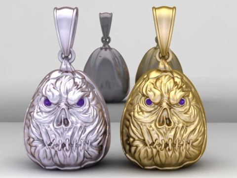 BEHERIT PENDANT 3D PRINTABLE MODEL Modelo de Impressão 3D