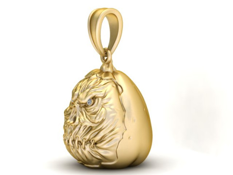 BEHERIT PENDANT 3D PRINTABLE MODEL Model Cetak 3D
